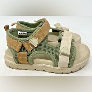 OshKosh B'gosh Green and Tan Kids Sandals